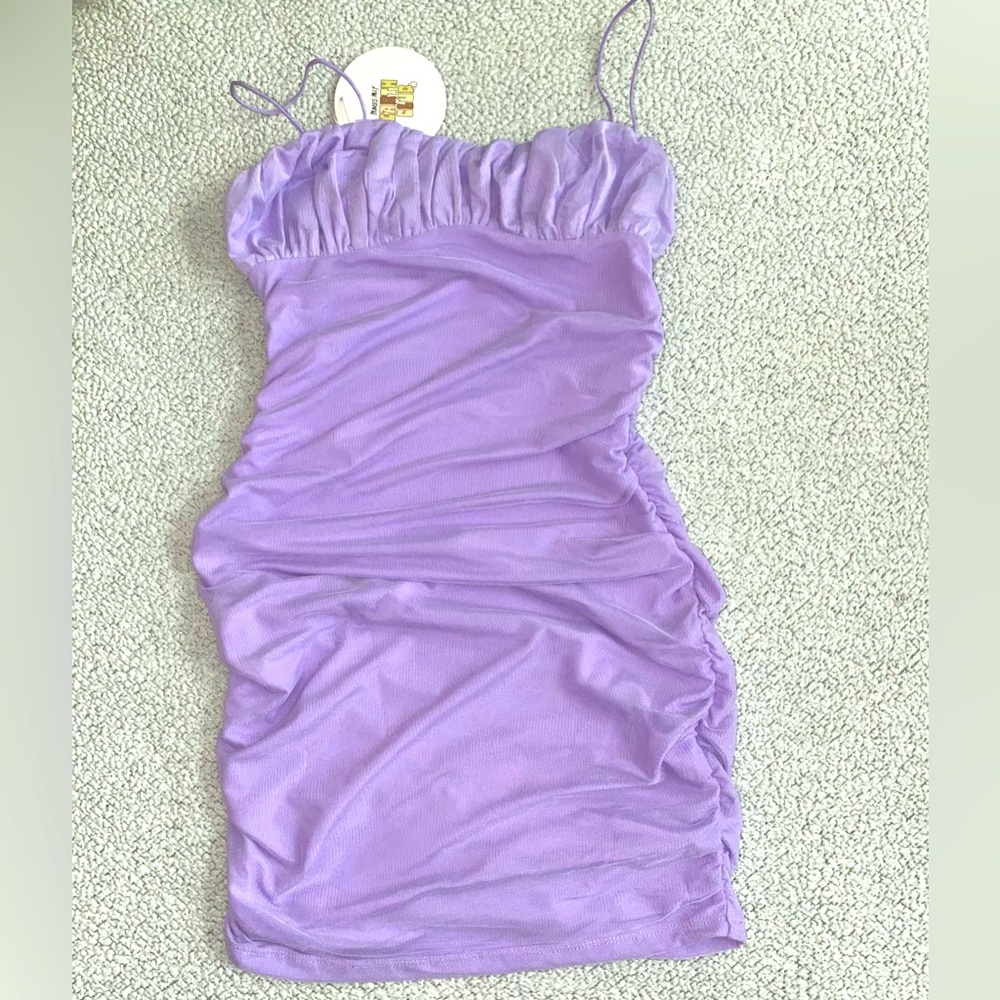 princess polly purple penney mini dress